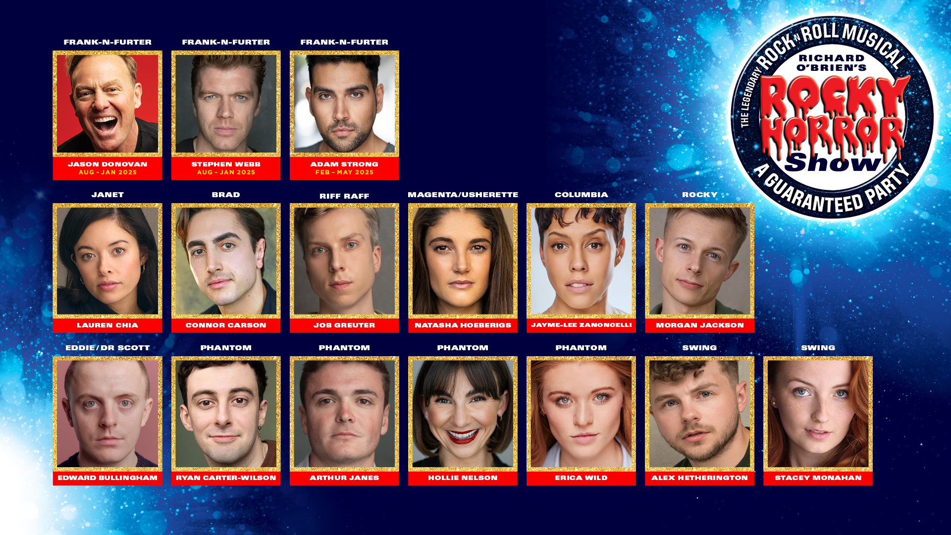 ADDITIONAL DATES AND FURTHER CASTING ANNOUNCED FOR ROCKY HORROR SHOW UK TOUR 2024/2025